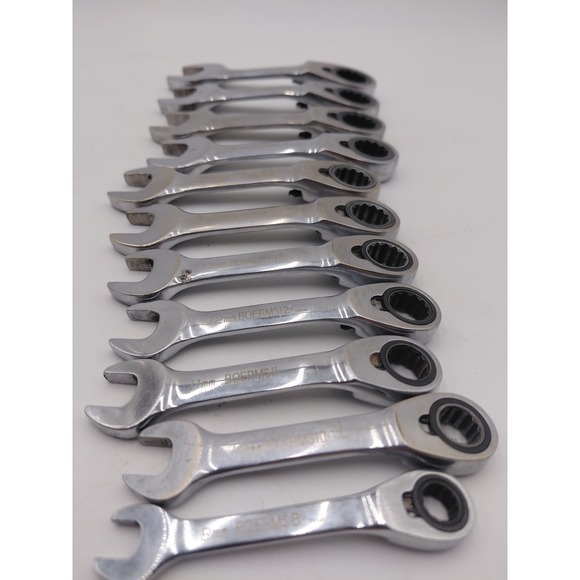 Blue Point Other - Blue Point 11 Piece Short Ratchet Wrench Set 8mm-19mm Mechanic Tools Garage